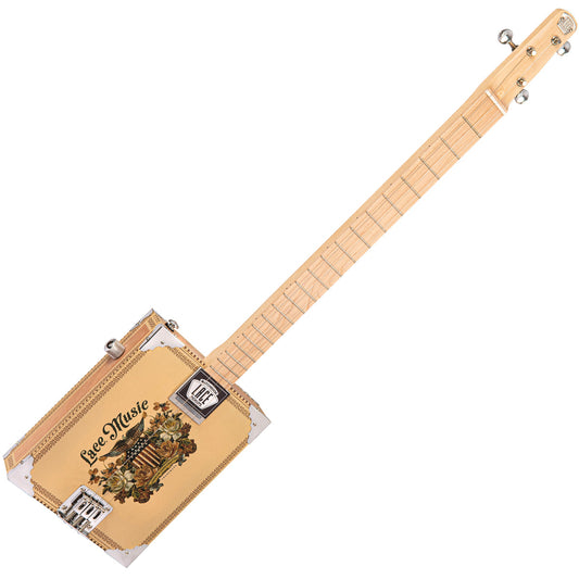 Lace Cigar Box Electric Guitar ~ 3 String ~ Americana