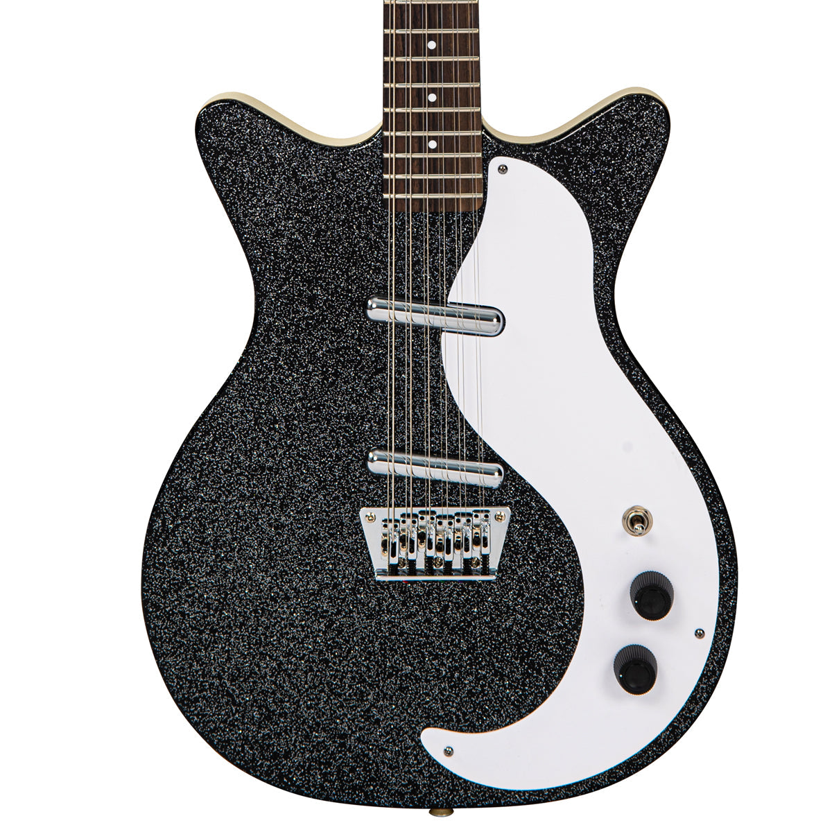 Danelectro '59 12 String Electric Guitar ~ Black Sparkle