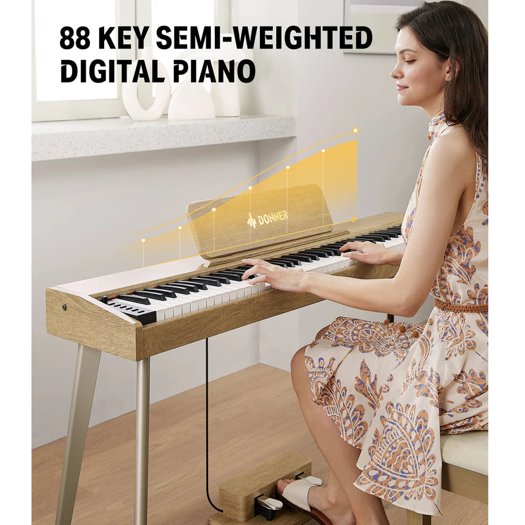 Donner DDP60 | Semi-Weighted Upright Digital Piano