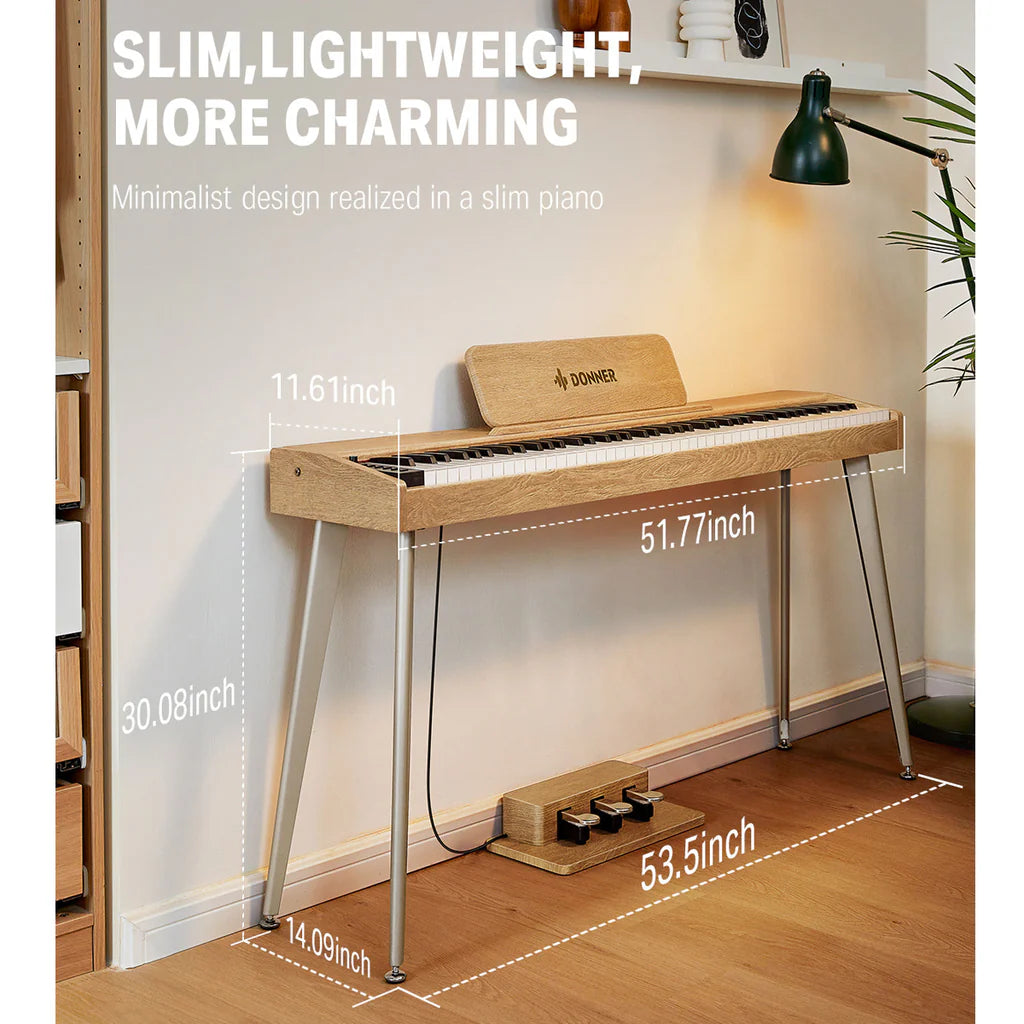 Donner DDP60 | Semi-Weighted Upright Digital Piano