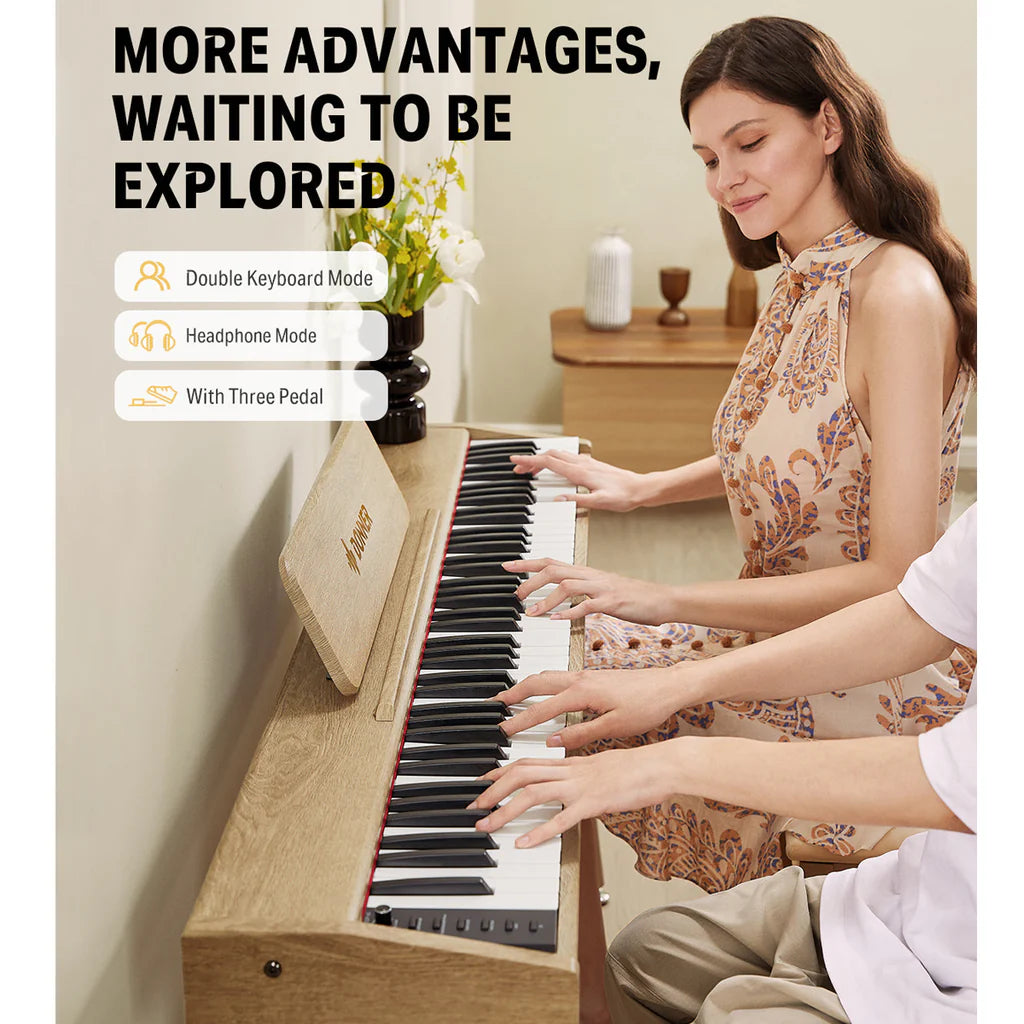 Donner DDP60 | Semi-Weighted Upright Digital Piano