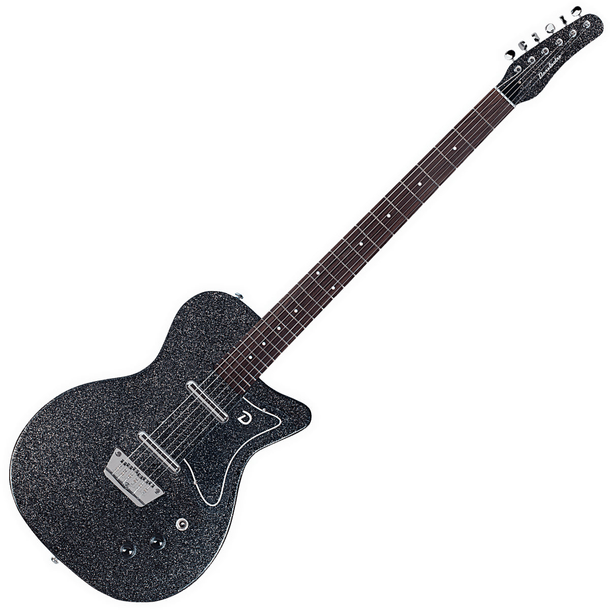 Danelectro '56 Baritone Electric Guitar - Black Sparkle