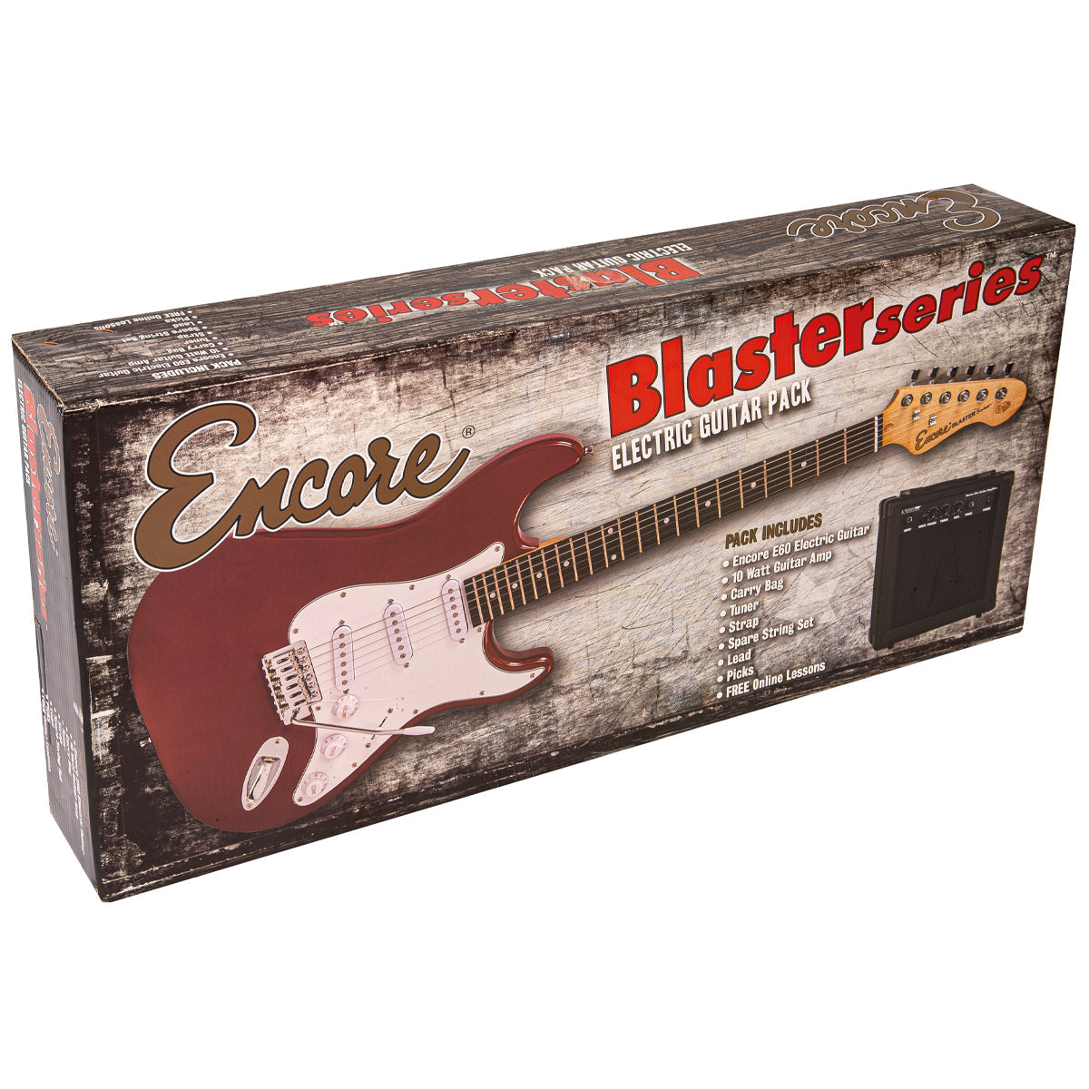 Encore Blaster E60 Electric Guitar Pack | Gloss Red