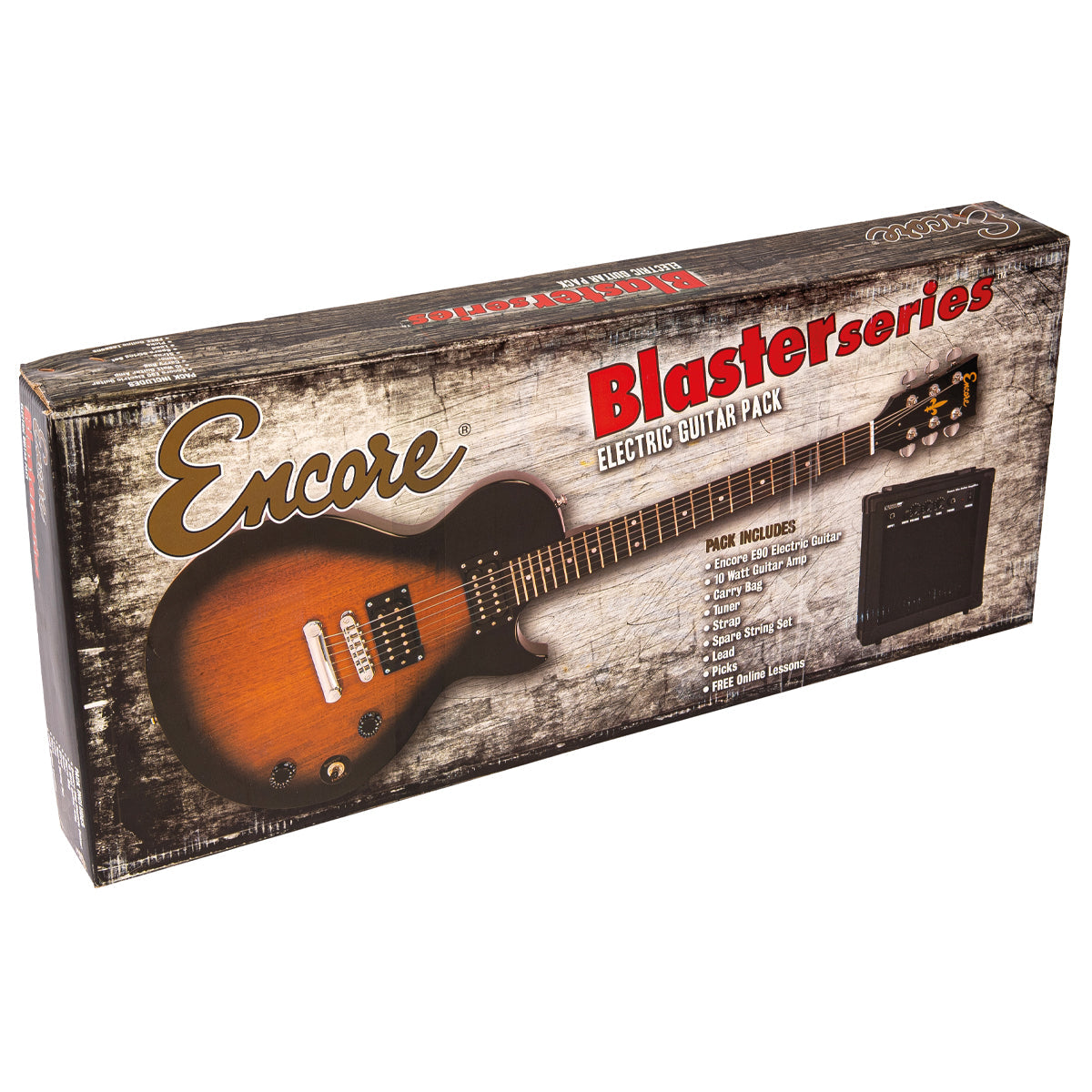 Encore Blaster E90 Electric Guitar Pack | Gloss Black