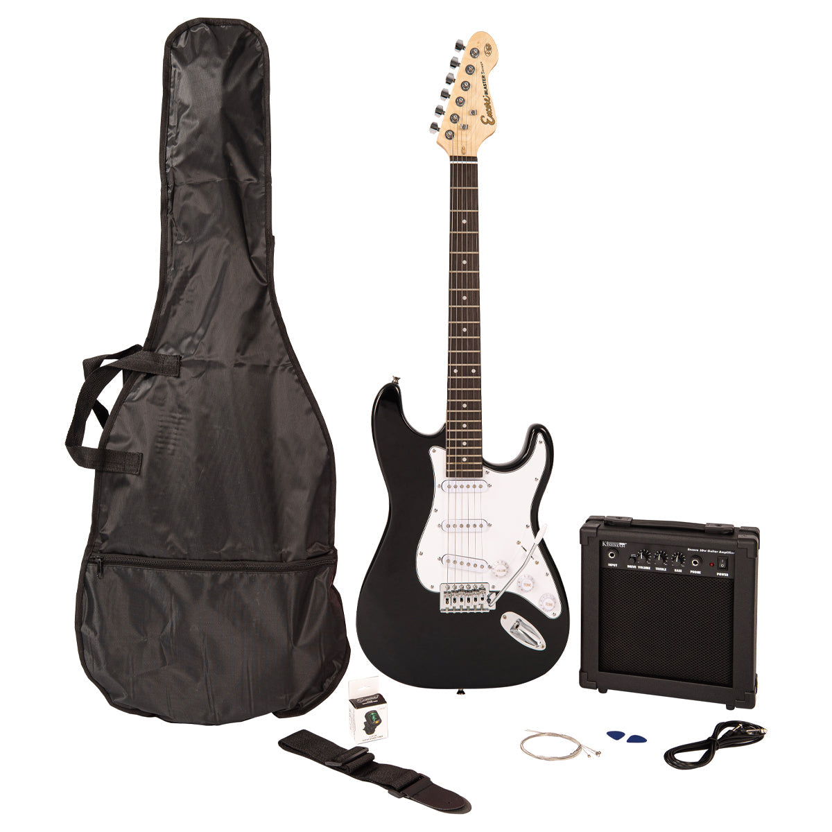 Encore Blaster E60 Electric Guitar Pack | Gloss Black