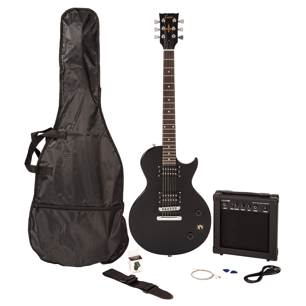 Encore Blaster E90 Electric Guitar Pack | Gloss Black