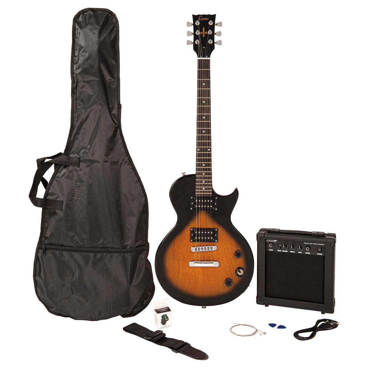 Encore Blaster E90 Electric Guitar Pack | Tobacco Sunburst