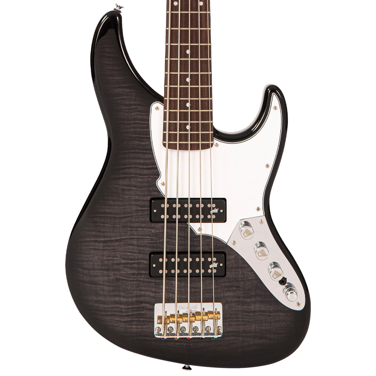 Fret-King Perception Custom 5 String Bass ~ Blackburst