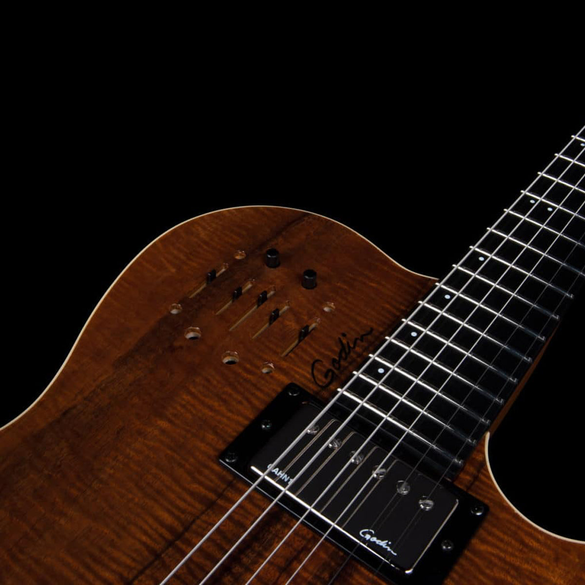 Godin A6 Ultra Electric Guitar ~ Extreme Koa HG