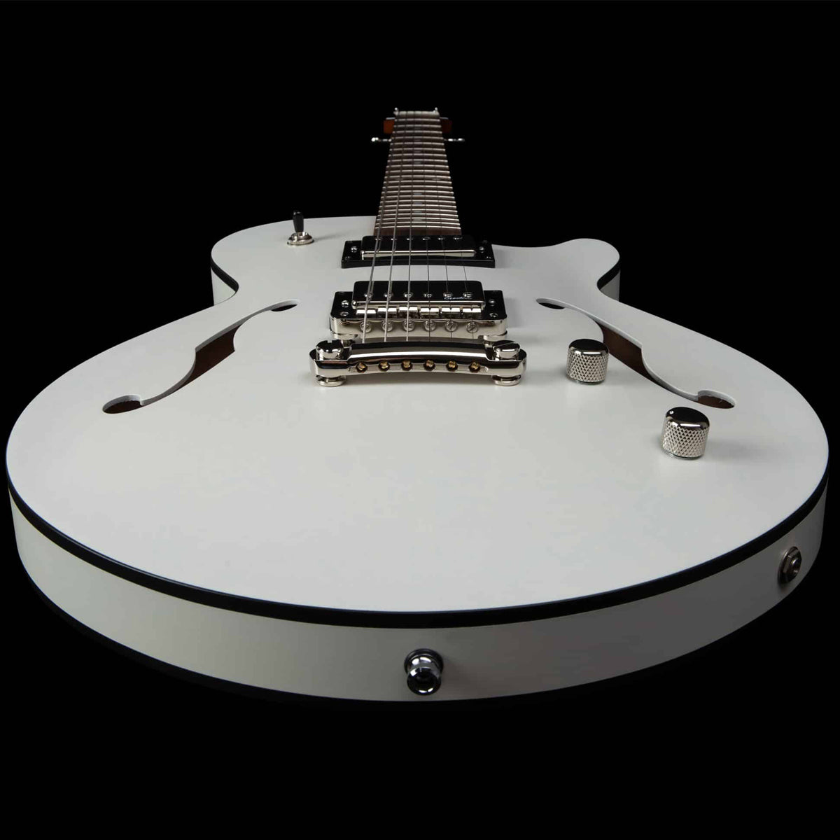 Godin Montreal Premiere HT Semi-Acoustic Guitar | Trans White