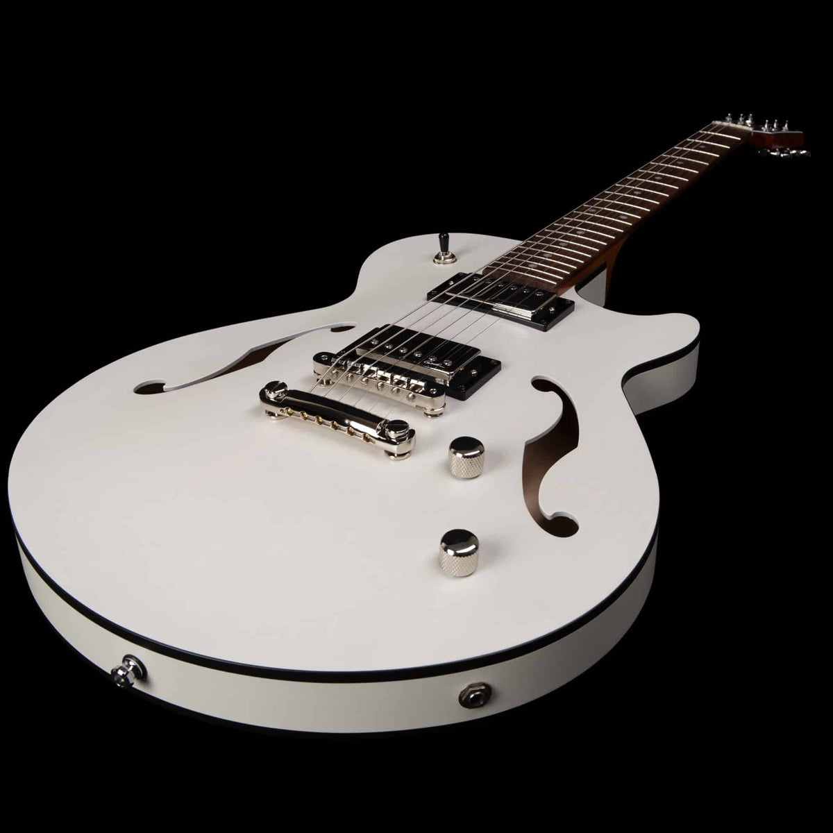 Godin Montreal Premiere HT Semi-Acoustic Guitar | Trans White