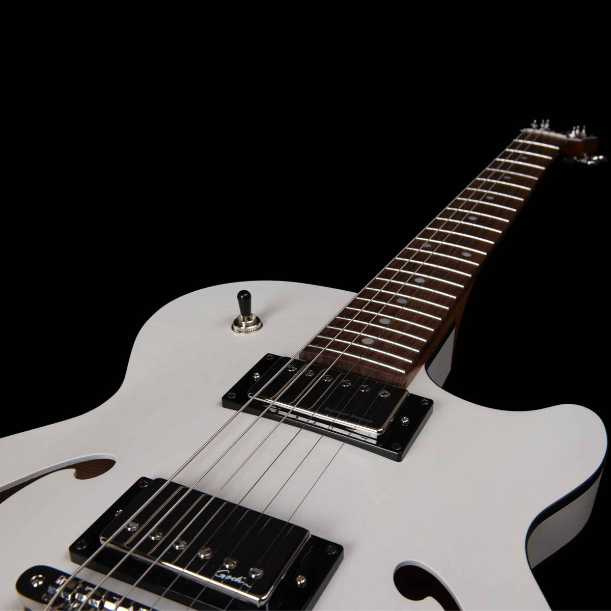 Godin Montreal Premiere HT Semi-Acoustic Guitar | Trans White