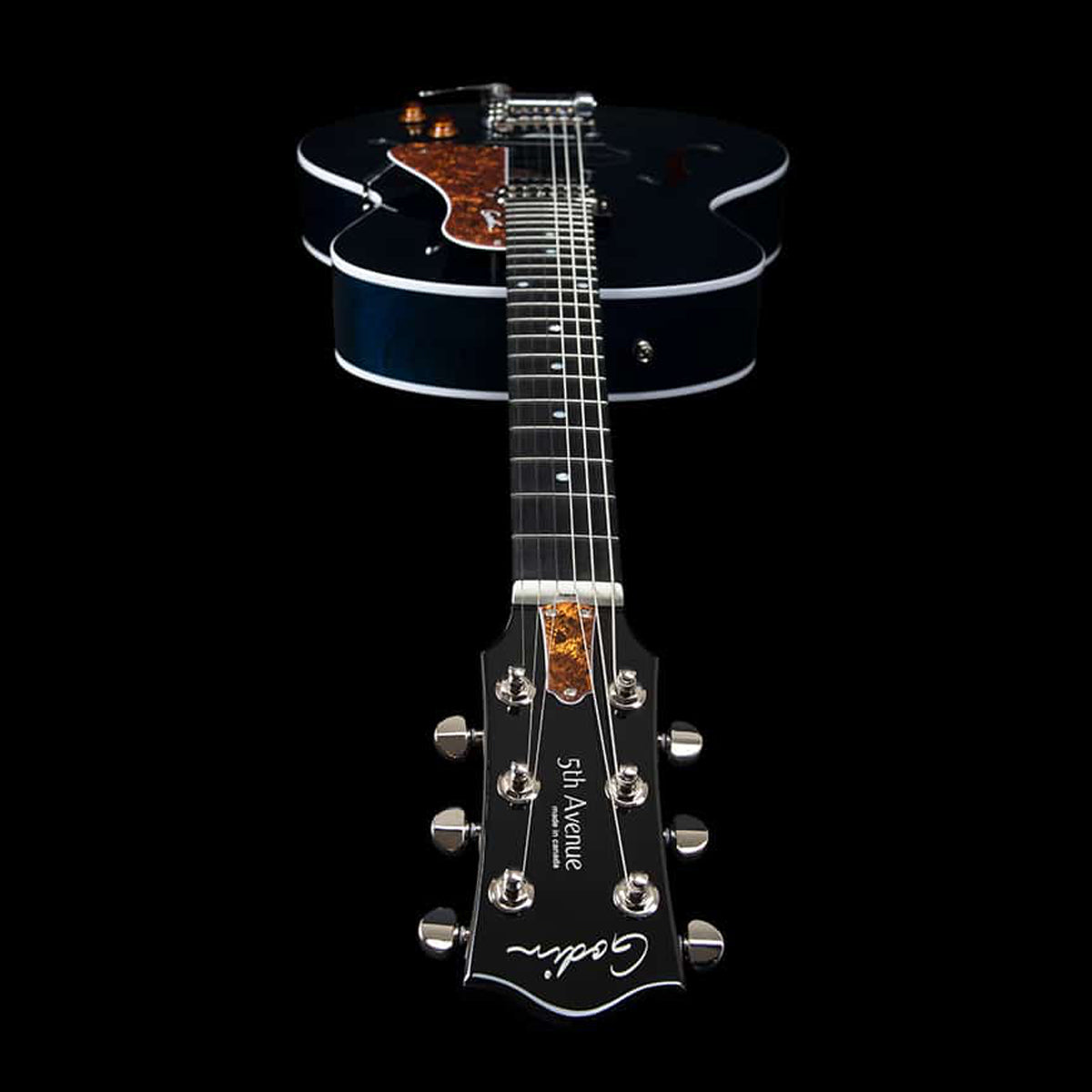 Godin 5th Avenue Semi-Acoustic Guitar | Nightclub Indigo Blue