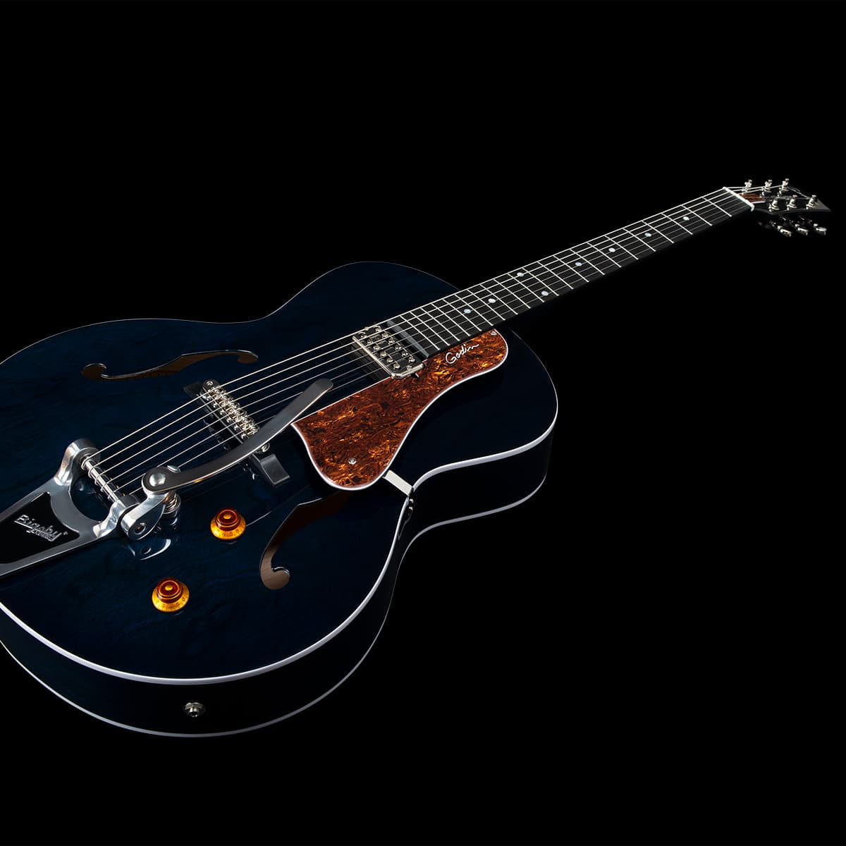 Godin 5th Avenue Semi-Acoustic Guitar | Nightclub Indigo Blue