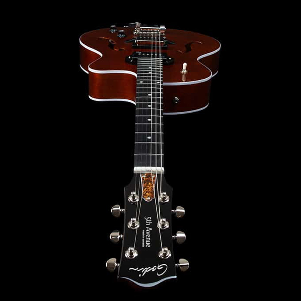 Godin 5th Avenue Semi-Acoustic Guitar | Uptown Custom Havana Brown