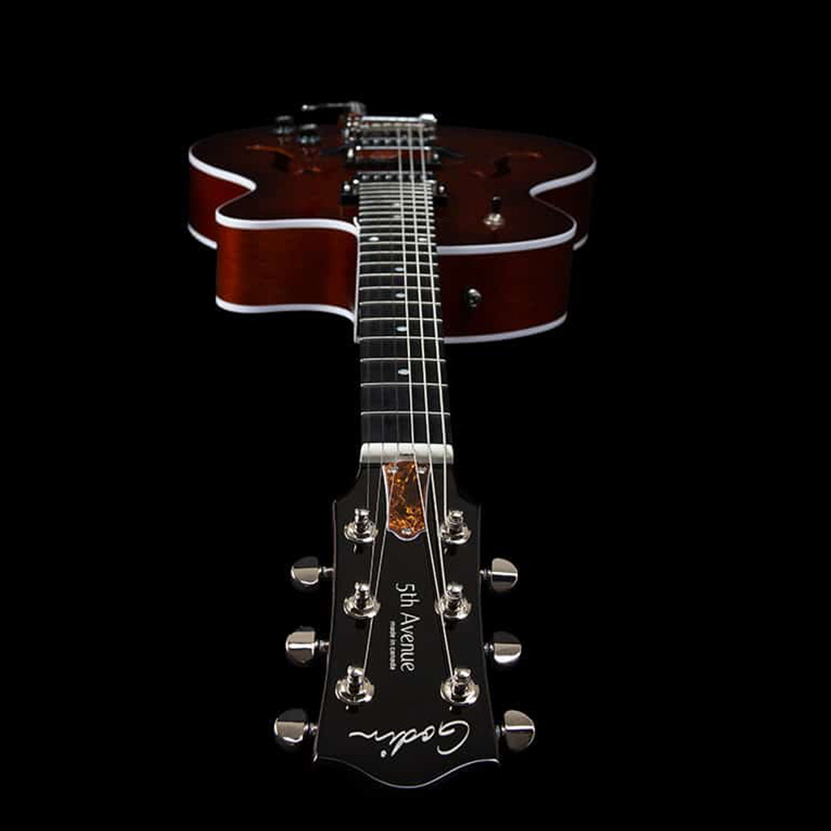 Godin 5th Avenue Semi-Acoustic Guitar | Uptown Havana Burst