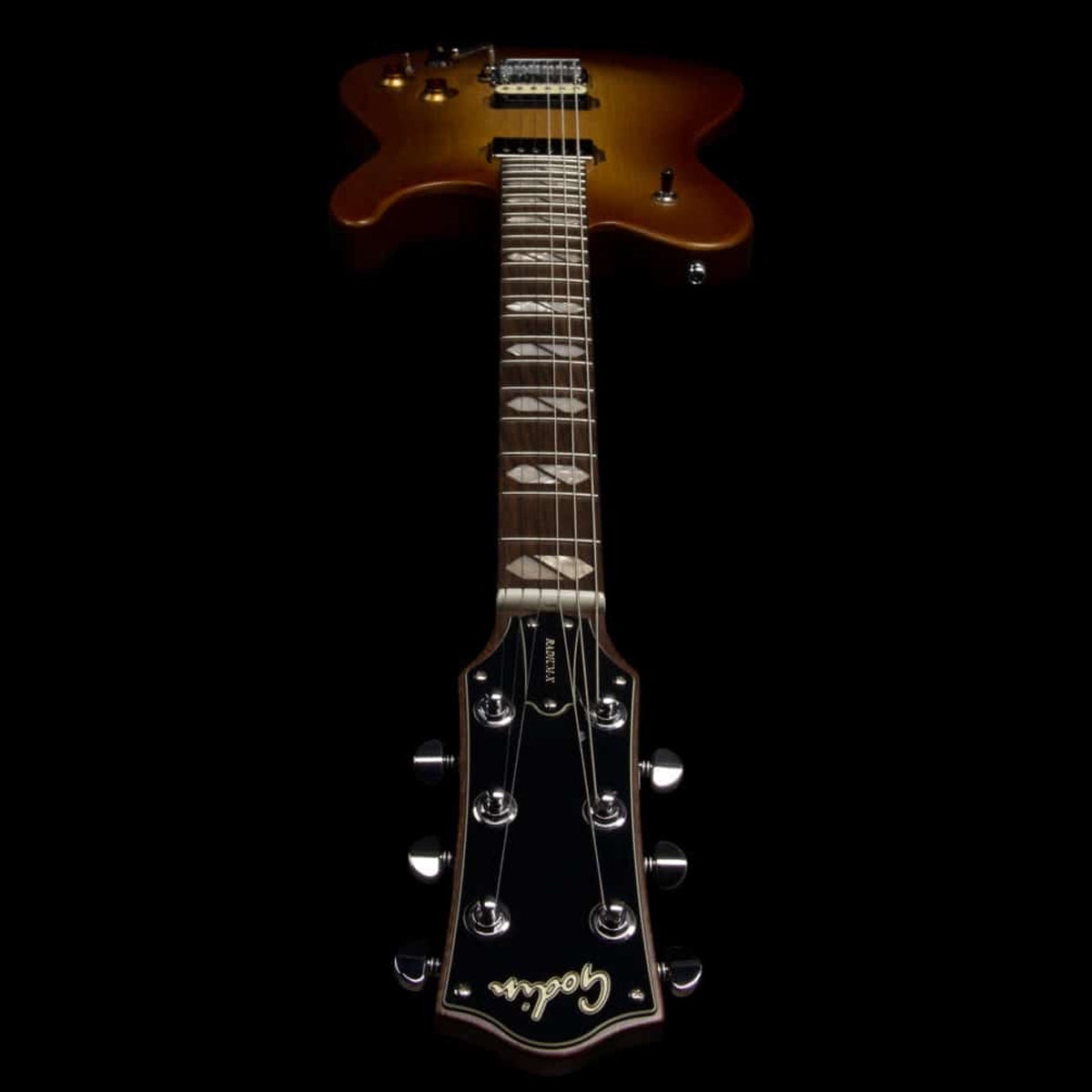 Godin Radium-X Electric Guitar | Rustic Burst SG