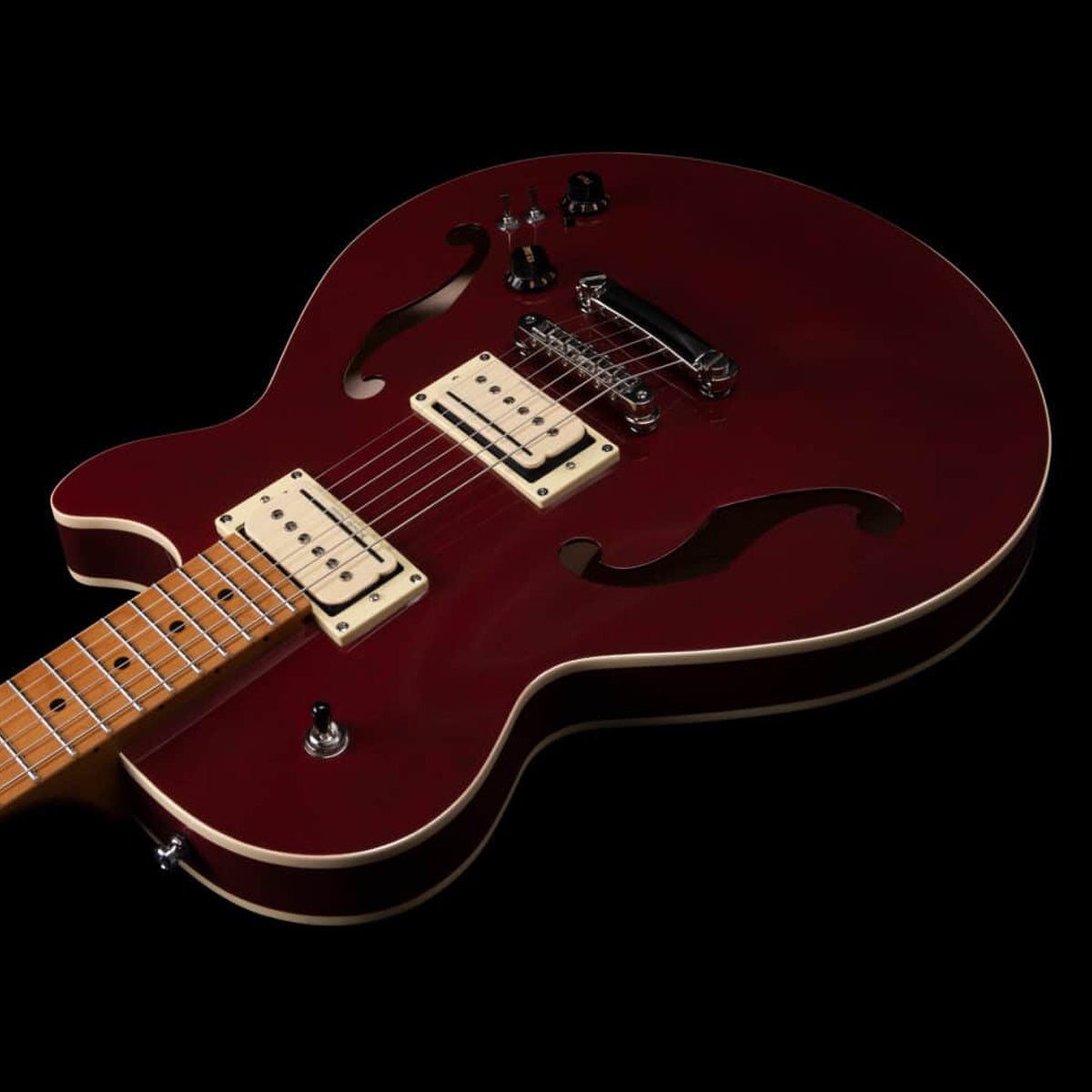 Godin Montreal Premiere Pro Semi-Acoustic Guitar | Aztek Red