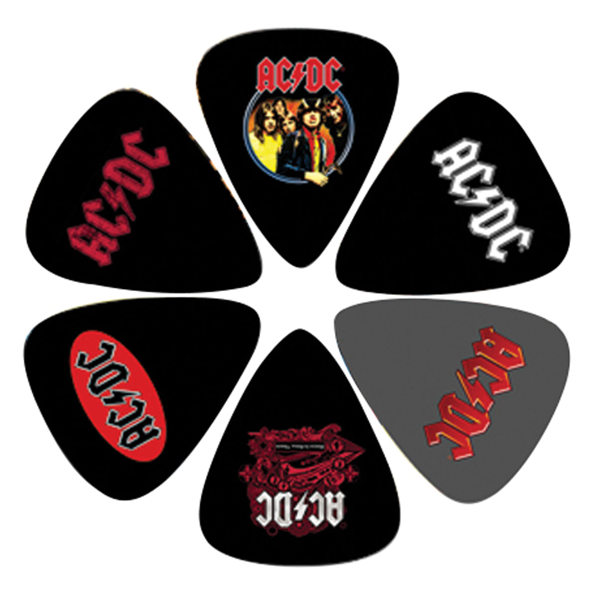 Perri's 6 Variety Guitar Pick Pack | AC/DC1