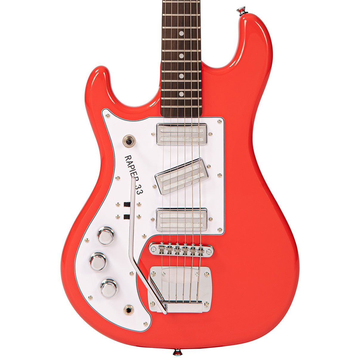 Rapier 33 Electric Guitar ~ Left Hand Fiesta Red