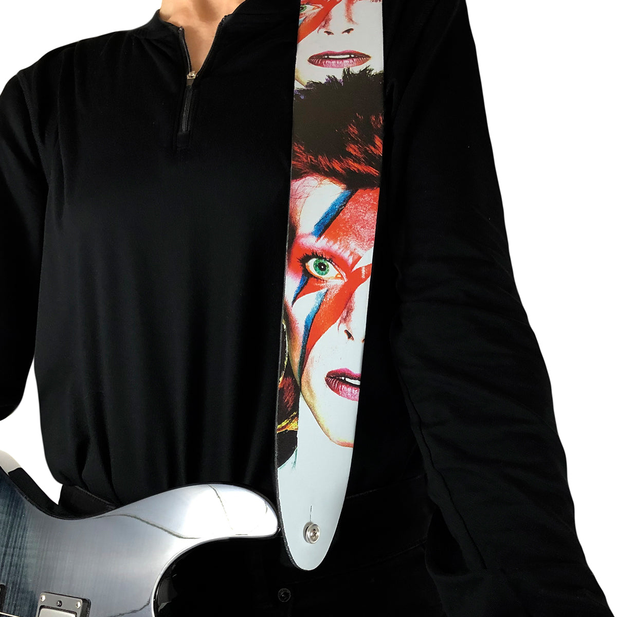 Perri's 2.5" Leather Guitar Strap | David Bowie Alladdin