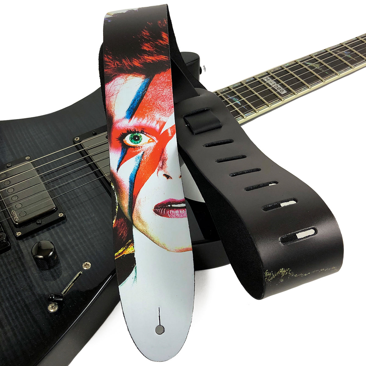 Perri's 2.5" Leather Guitar Strap | David Bowie Alladdin