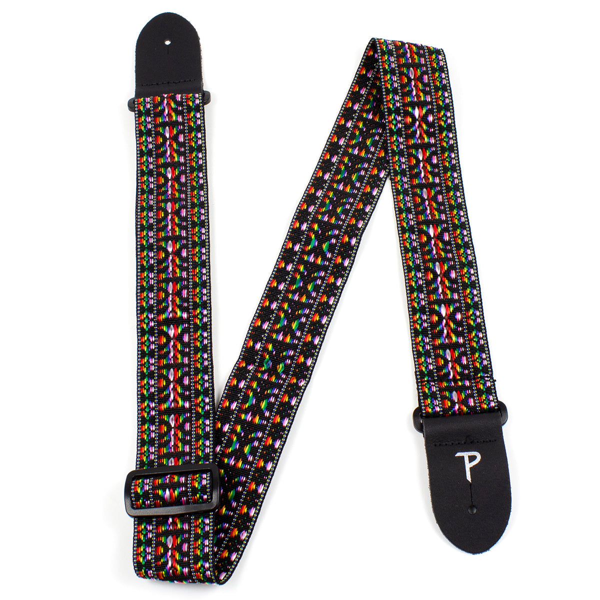 Perri's 2" Retro Hootenanny Poly Guitar Strap - Multi Colour