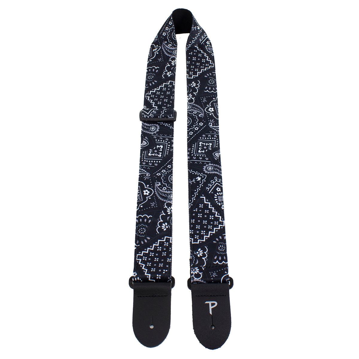 Perri's 2" Fabric Guitar Strap ~ Black Bandana