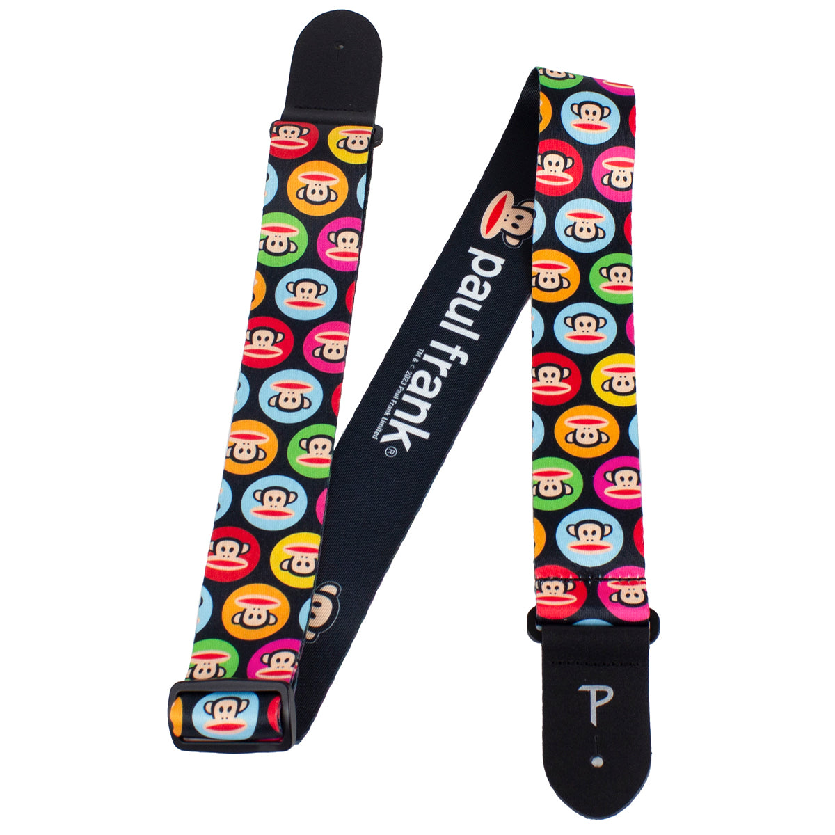 Perri's Polyester Guitar Strap ~ Paul Frank ~ Multi-Colour Mini Dots Julius