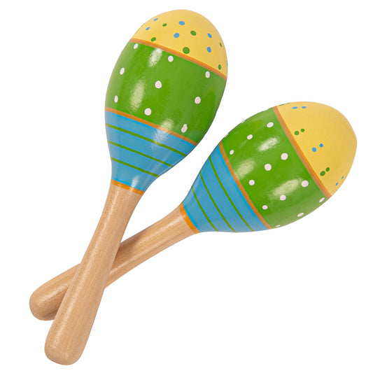 PP World 'Early Years' Maracas ~ Green/Blue