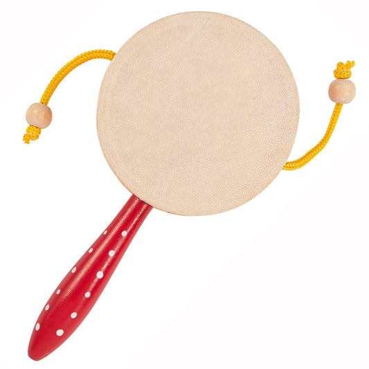 PP World 'Early Years' Monkey Drum ~ Red