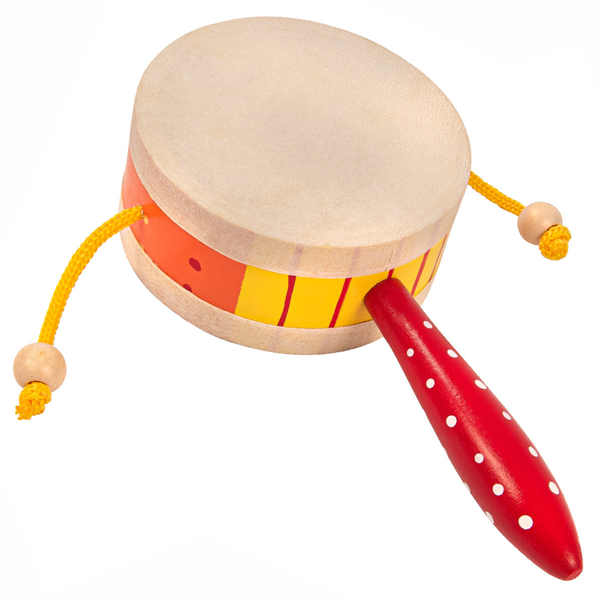 PP World 'Early Years' Monkey Drum ~ Red