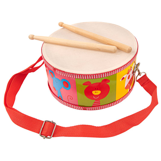 PP World 'Early Years' Wooden Drum ~ Animals