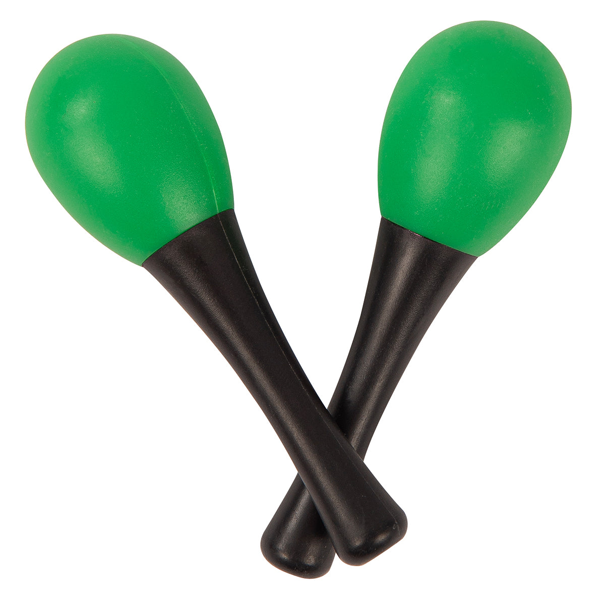 PP World 'Early Years' Plastic Maracas | Black/Green