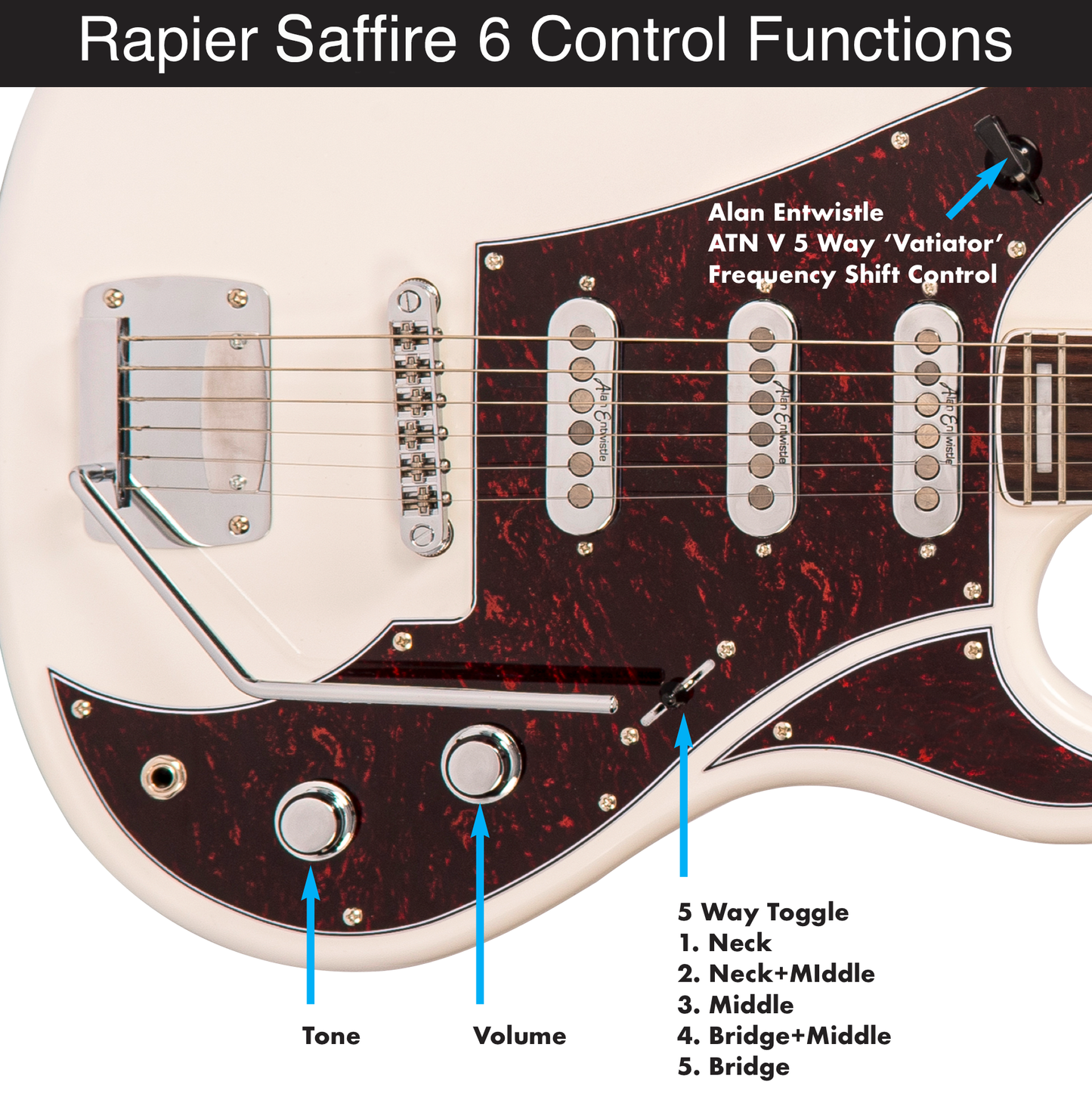 Rapier Saffire Electric Guitar | Greenburst