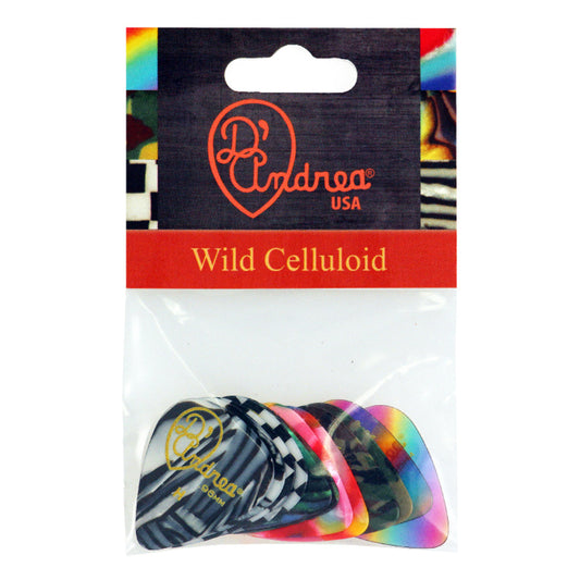 D'Andrea 351 Wild Celluloid Pick Pack ~ Heavy ~ 12 Picks