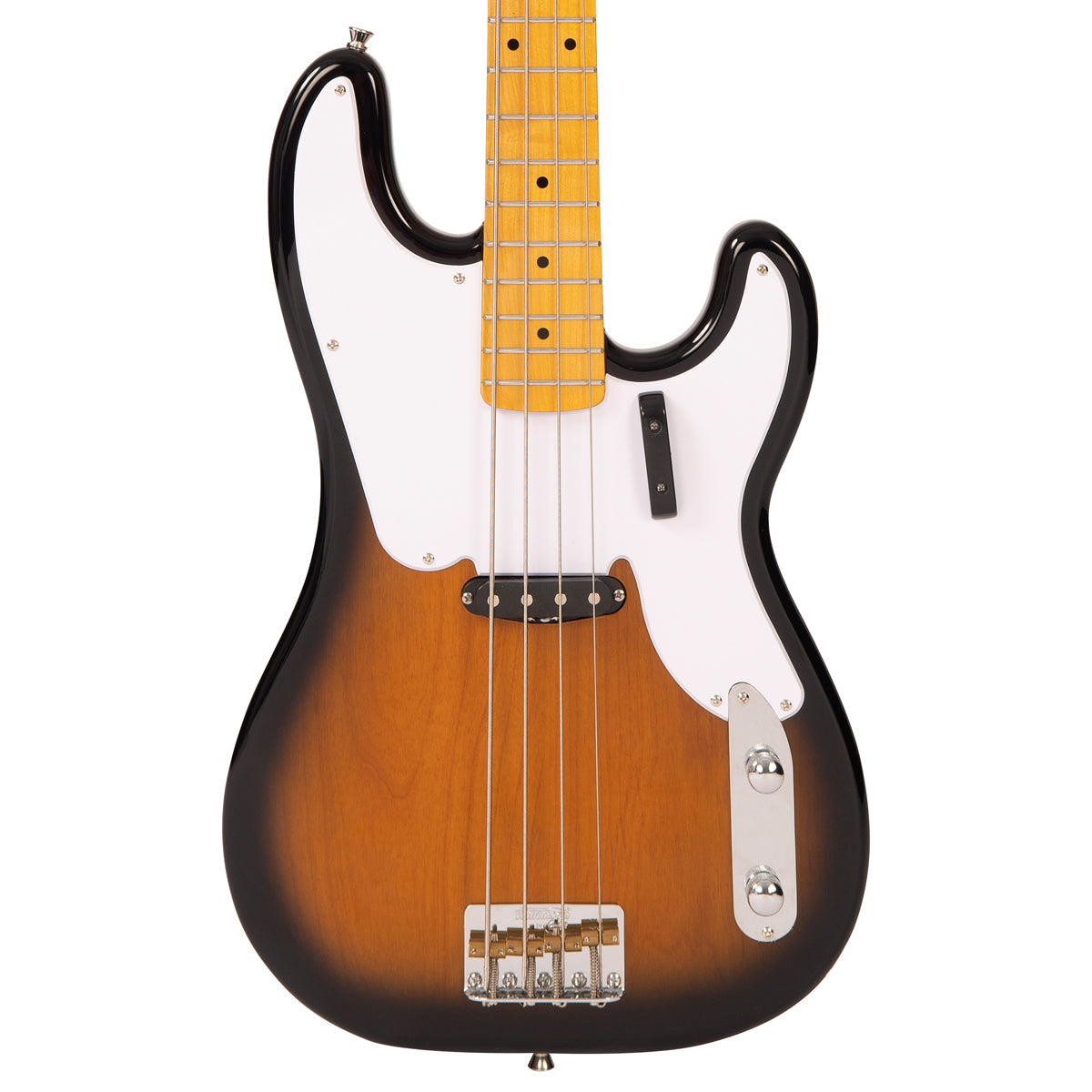 Vintage V51 ReIssued Bass Guitar | 2 Tone Sunburst