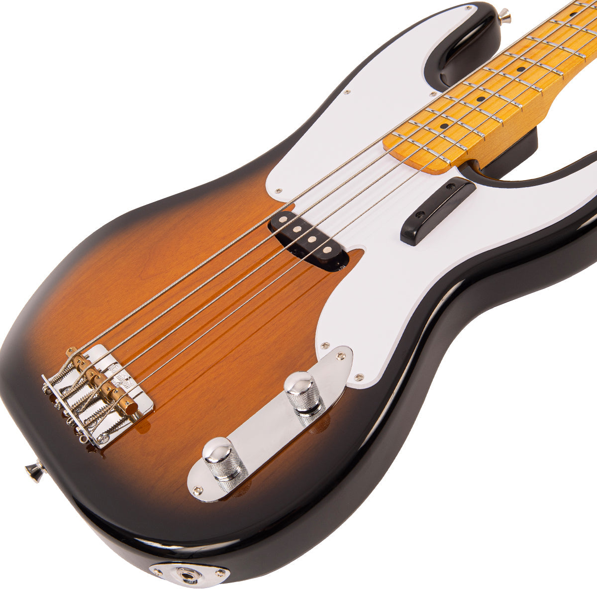 Vintage V51 ReIssued Bass Guitar | 2 Tone Sunburst