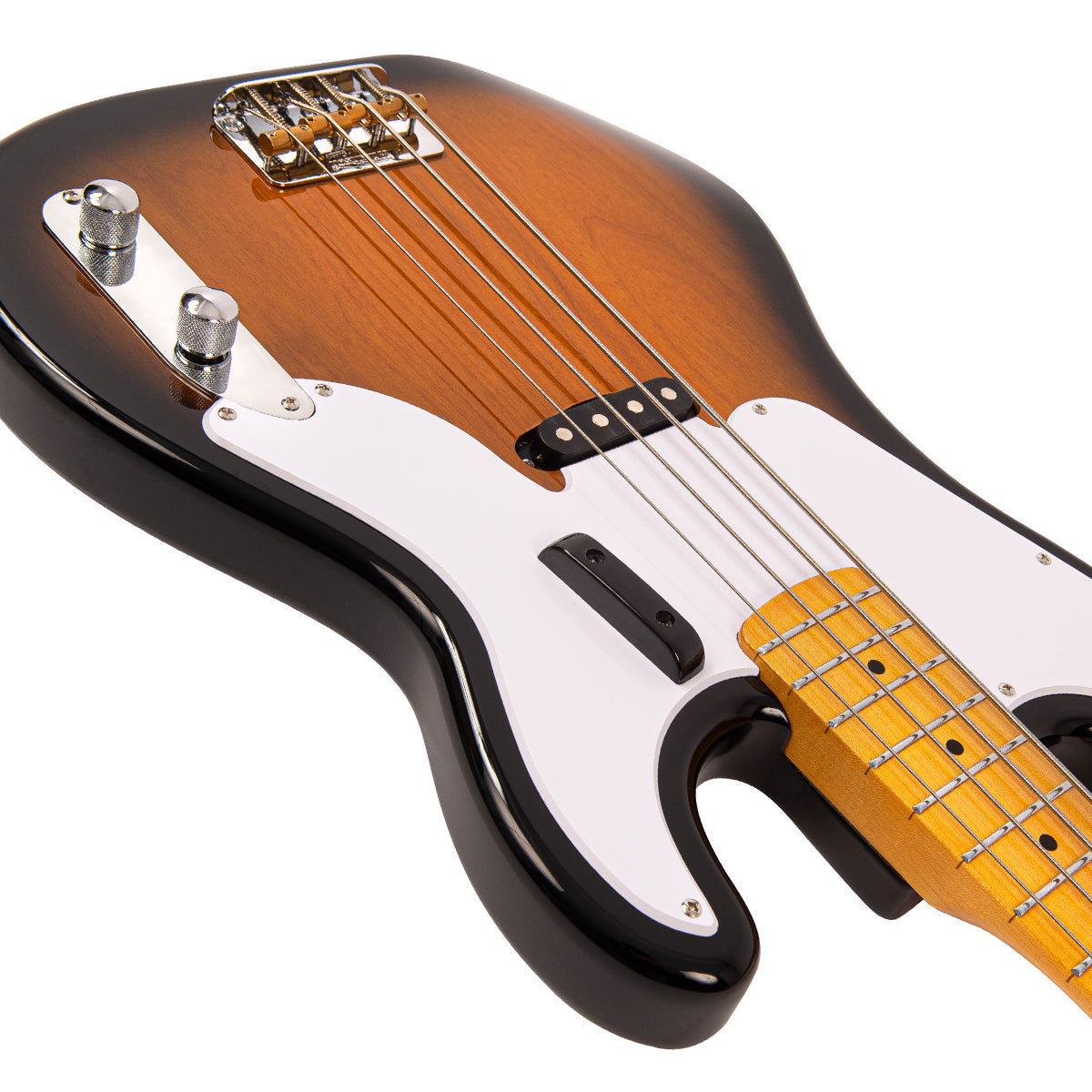 Vintage V51 ReIssued Bass Guitar | 2 Tone Sunburst