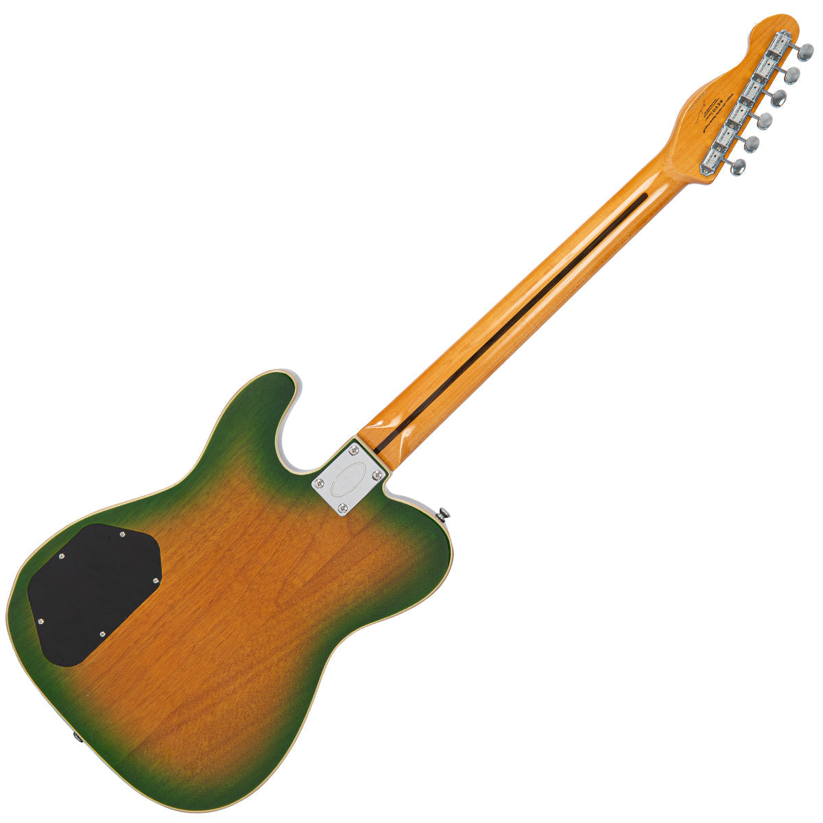 Vintage REVO Series Trio Electric Guitar | Green/Yellow Burst