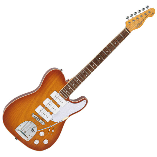 Vintage REVO Series Trio Electric Guitar | Honeyburst