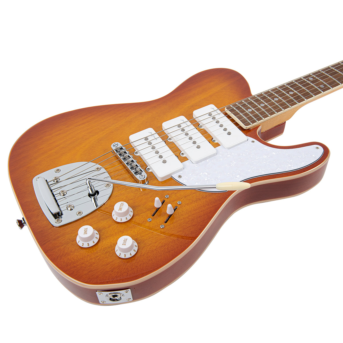 Vintage REVO Series Trio Electric Guitar | Honeyburst