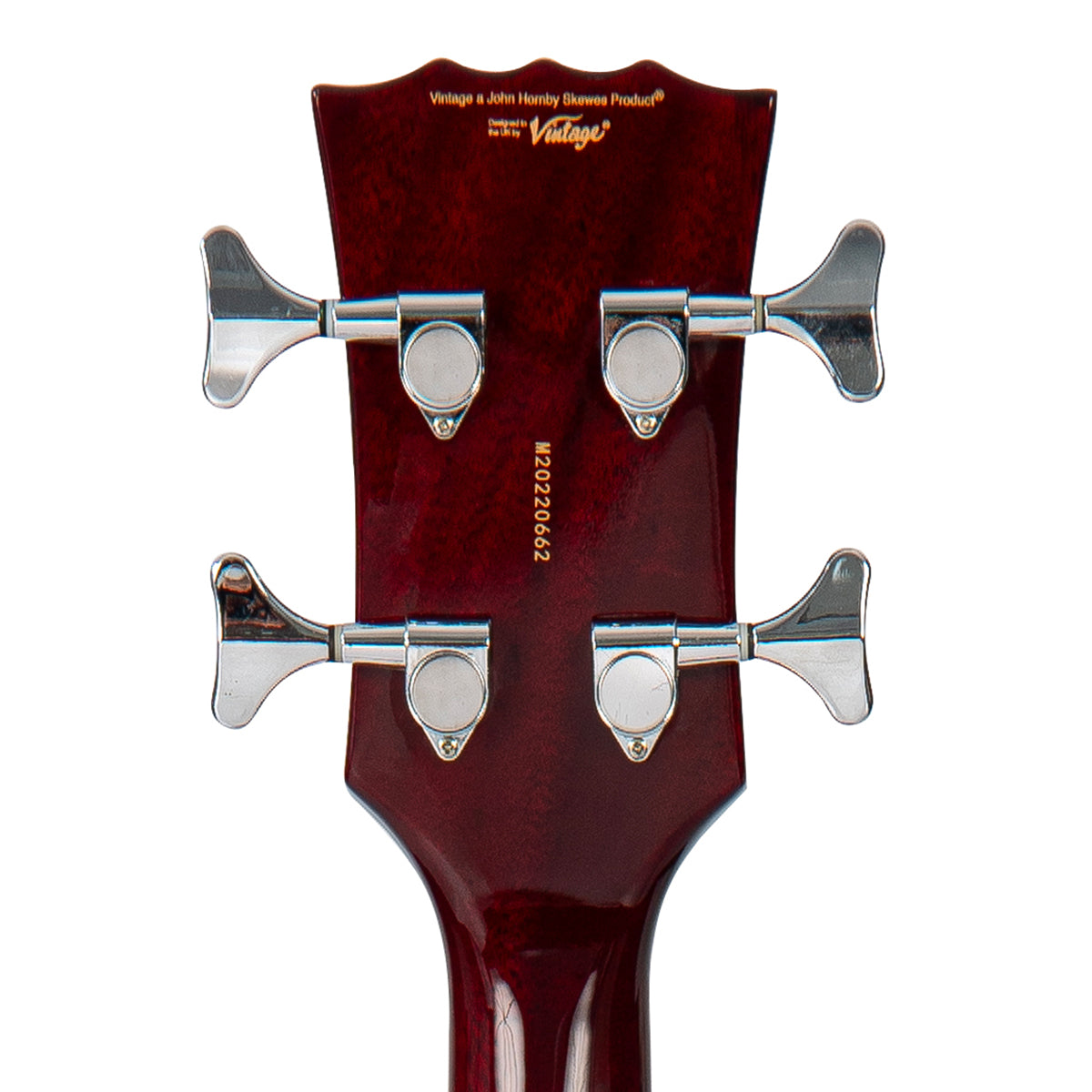 Cherry Red Vintage REVO Series 'Supreme' Semi Acoustic Bass