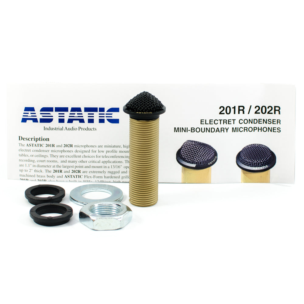 CAD Astatic RF Resistant Mini-Boundary Button Condenser Microphone | Black