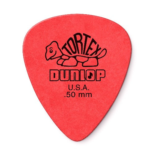 Dunlop Picks - Tortex 0.50mm Standard Red