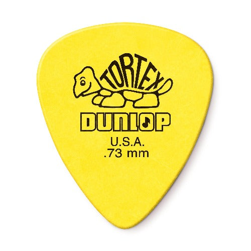 Dunlop Picks - Tortex 0.73mm Standard Yellow