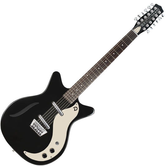 Danelectro Vintage 12 String Guitar - Gloss Black