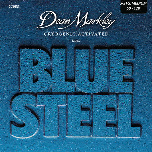 Dean Markley Blue Steel Bass Guitar Strings Medium 5 String 50-128