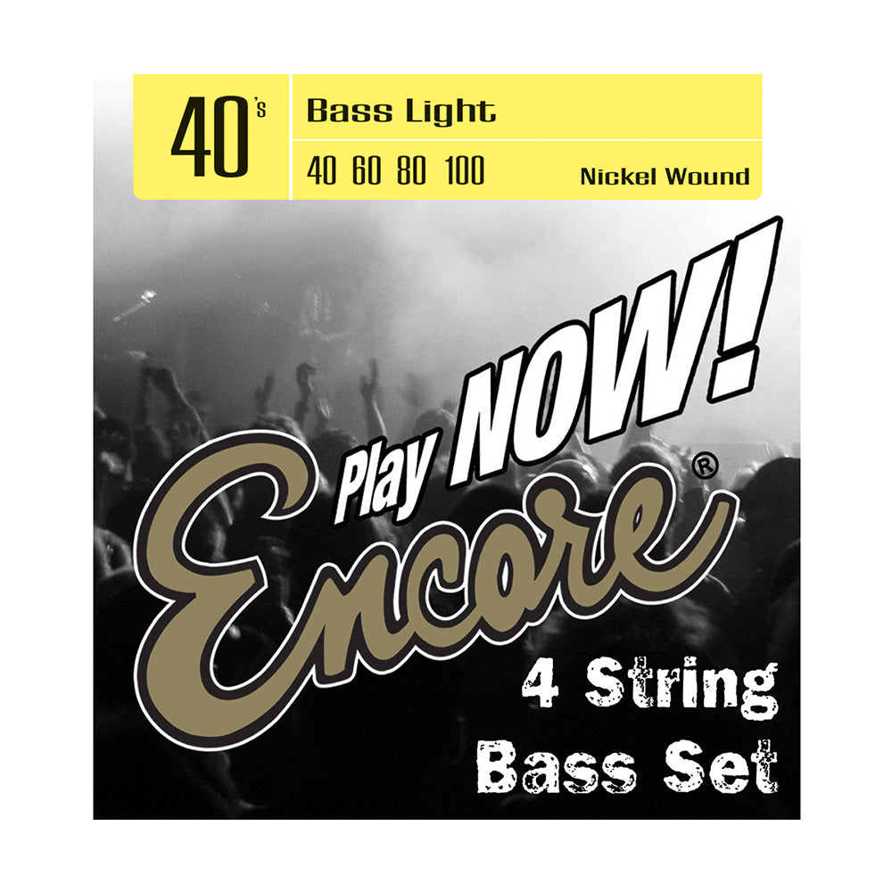 Encore Nickel Wound Bass String Set | Light