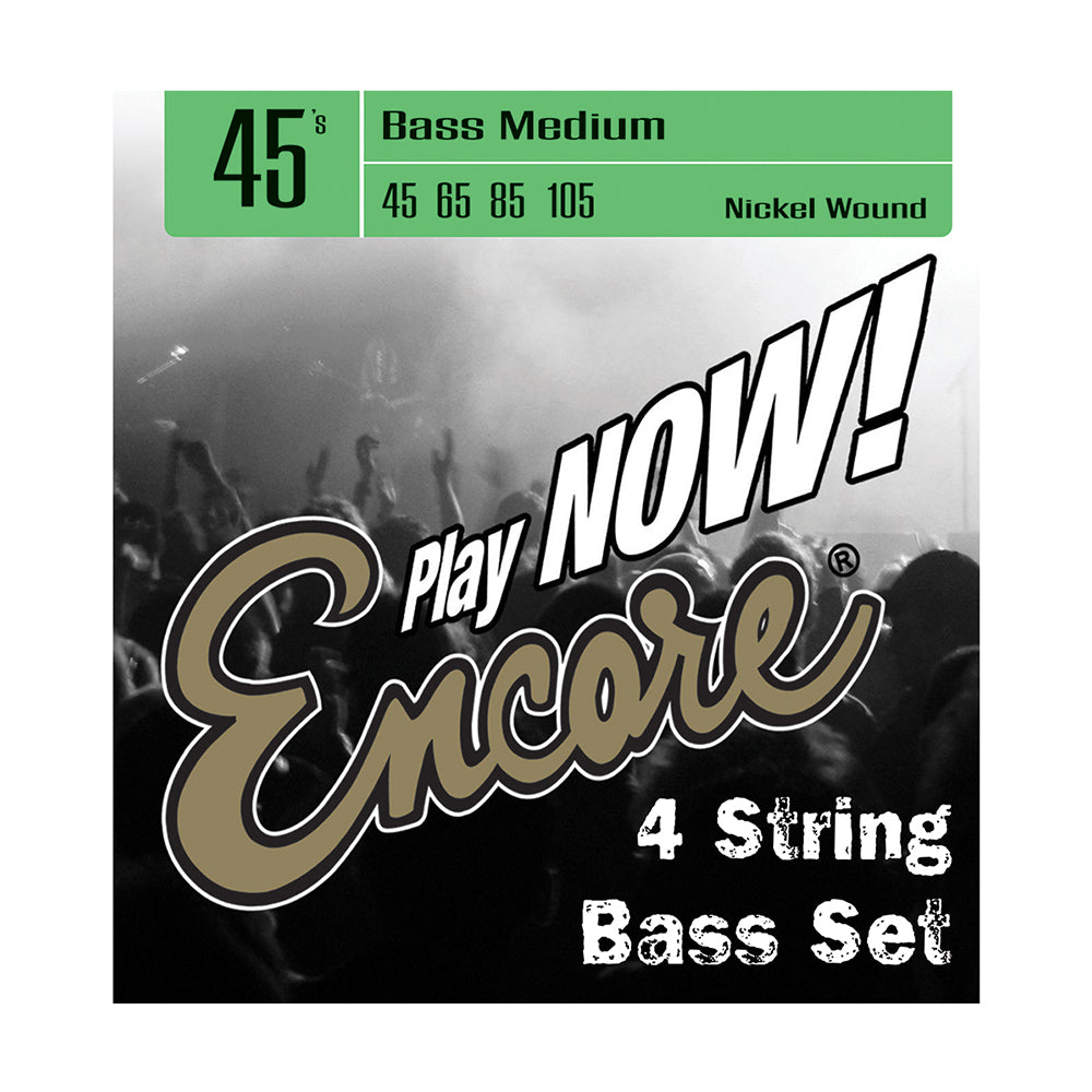 Encore Nickel Wound Bass String Set | Medium